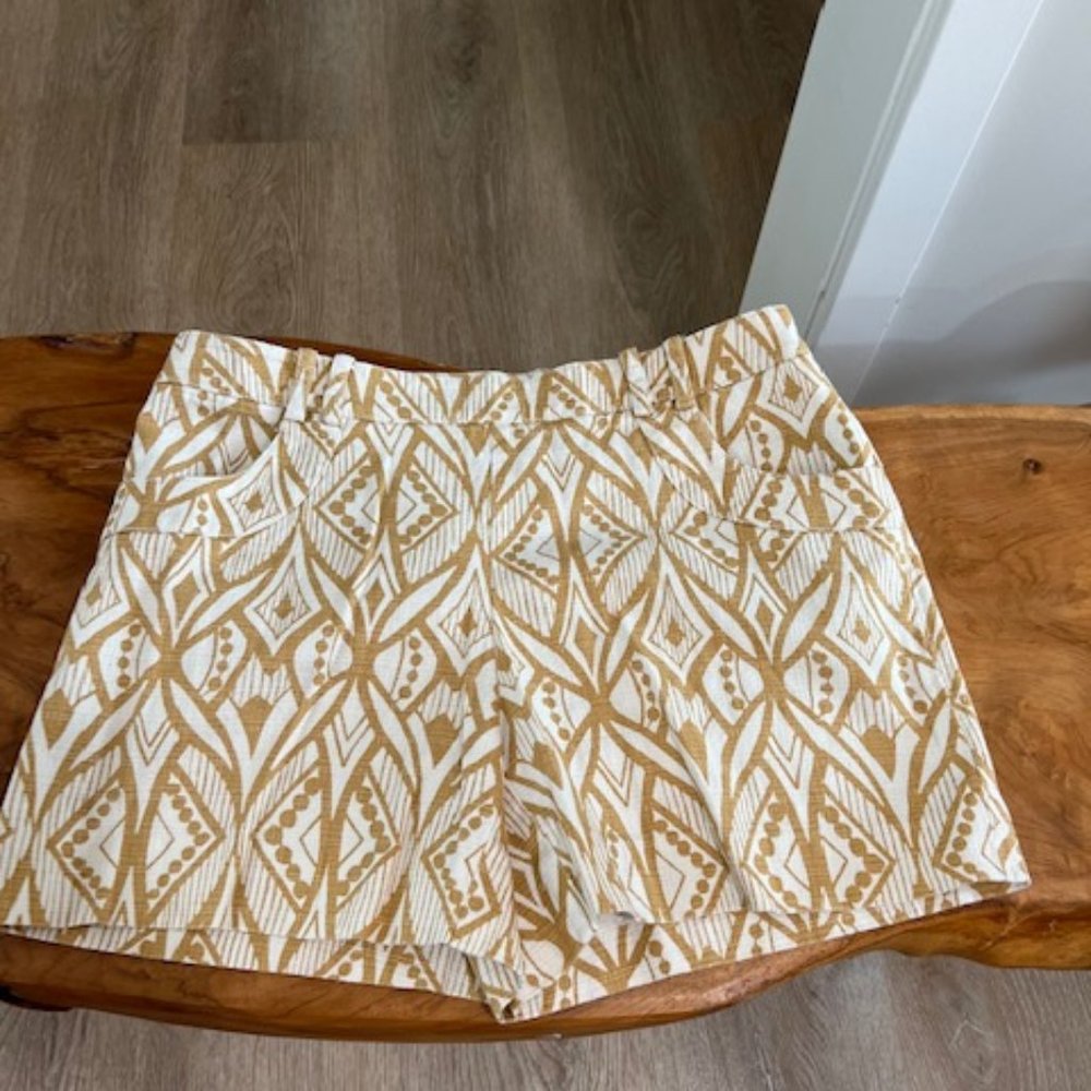 Mustard/Gold White Free People store purchase SHORTS